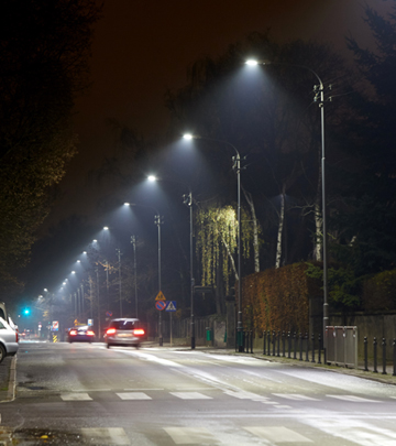 Szczecin city connects life with light