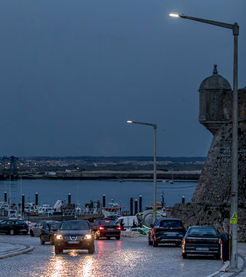 Caso práctico ESE Peniche, Portugal, iluminación urbana gestionada con CityTouch