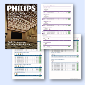 Catálogo de iluminación profesional