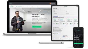 Signify Lumxpert plataforma para app y webb, exclusiva para profesionales de la iluminación